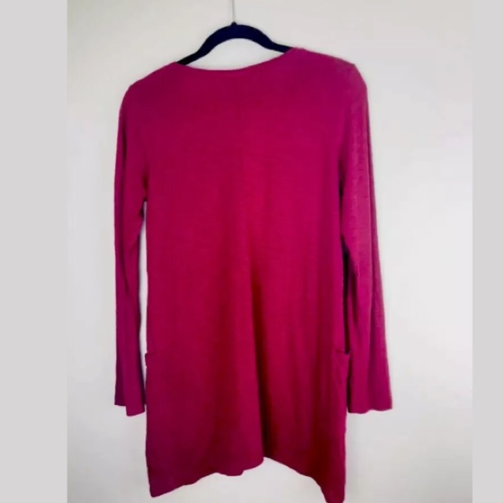 J. JILL Tunic Sweater Dress Red Long Sleeve S - Picture 2 of 5